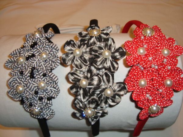 tiara casquete de fuxico