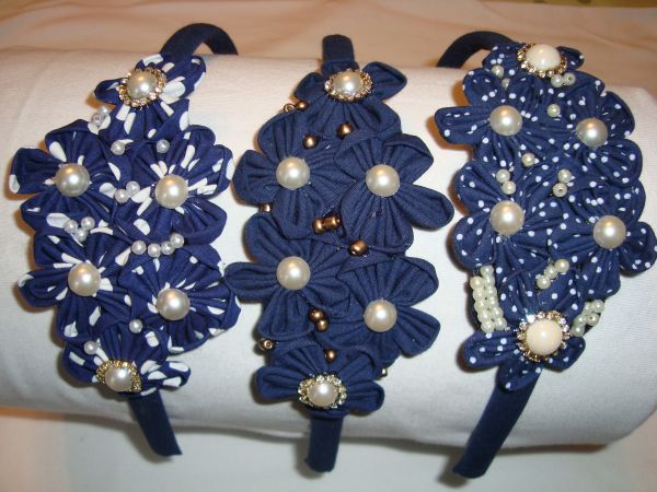 tiara casquete de fuxico