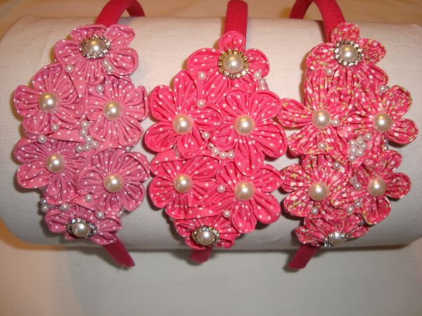 tiara casquete de fuxico